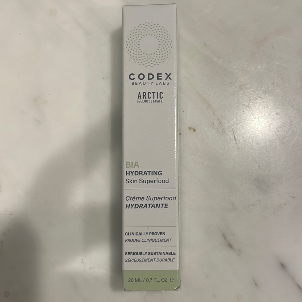 CODEX BEAUTY LABS HYDRATING SKIN SUPERFOOD! Never been used!